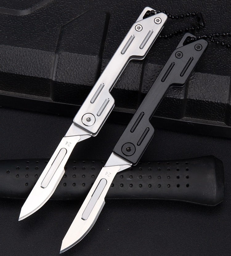 LAST DAY 61% OFF🔥EDC Pocket Utility Knife with 10 Pcs of No. 24 Replaceable Blades(BUY 2 FREE SHIPPING)