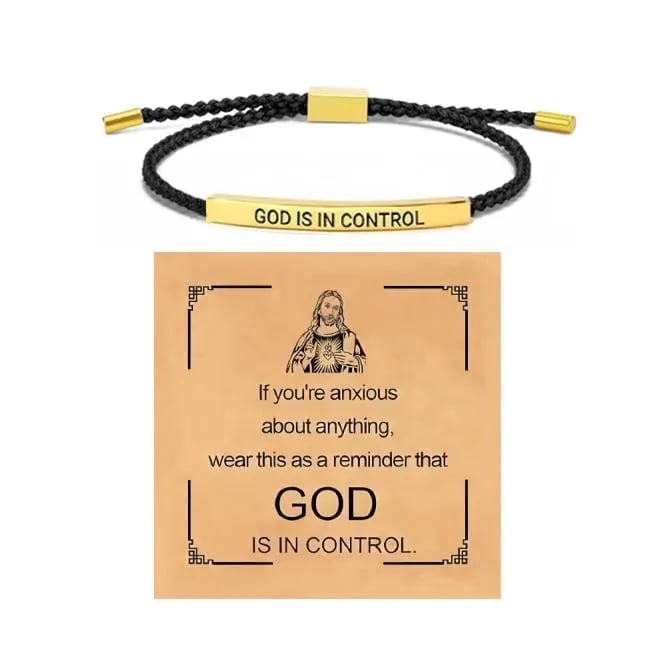 🎁TikTok Last Day Sale - 70% OFF✨Inspire Bracelet 🙏God is in control——the best gift