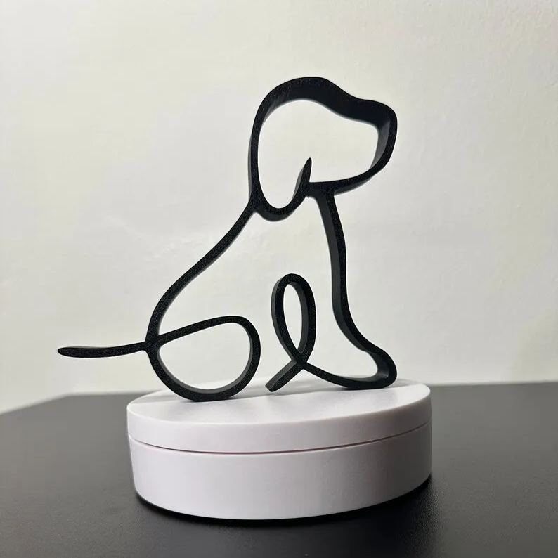 Cat Minimalistic Sculpture