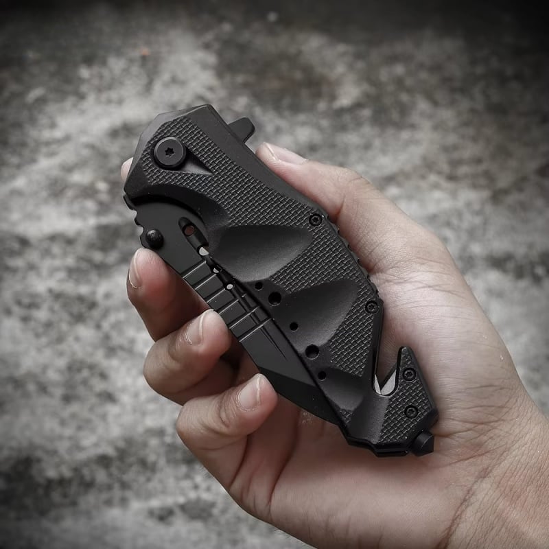 Nighthawk Survival Knife! ⚔️ Glass Breaker + Multi-Tool