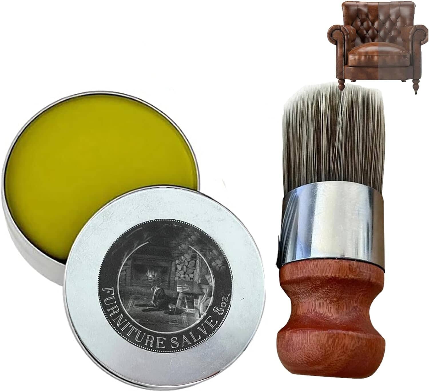 (🔥HOT SALE NOW 49% OFF) - Wise Owl Furniture Salve & Brush