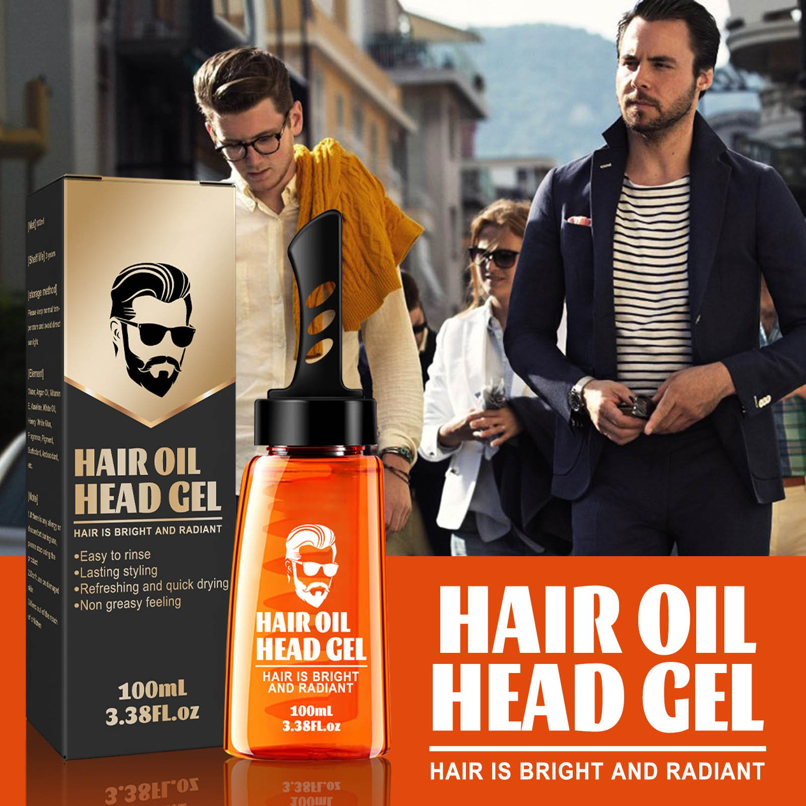 🎁LAST DAY SALE-49% OFF-🤩One-comb shaping-Styling Gel Comb