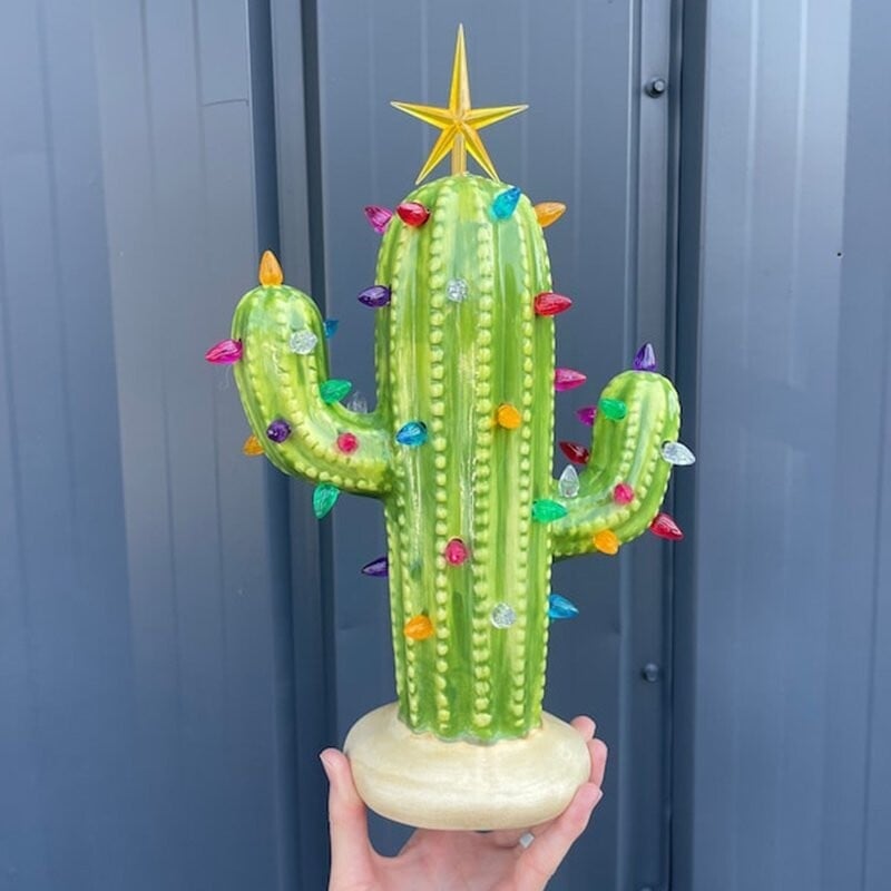 🎁Early Christmas Sale 49% OFF🌵Vintage Christmas Luminous Cactus✨