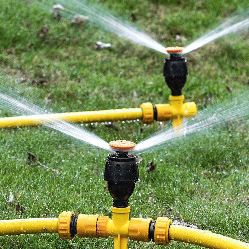 🔥(Last Day Promotion - 50% OFF) 360° Rotation Auto Irrigation System Garden Lawn Sprinkler Patio-BUY 2 GET 2 FREE