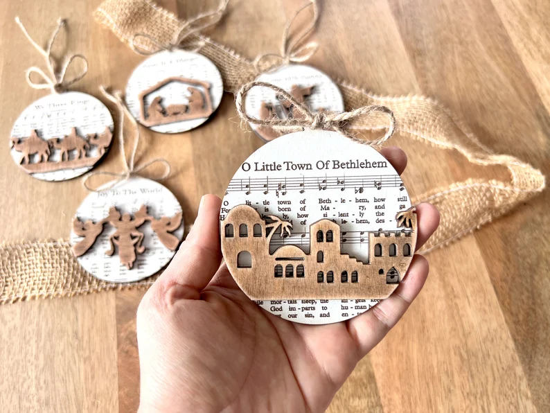 🎄Early Christmas Sales 49% OFF🔥Music Sheet Nativity Ornament