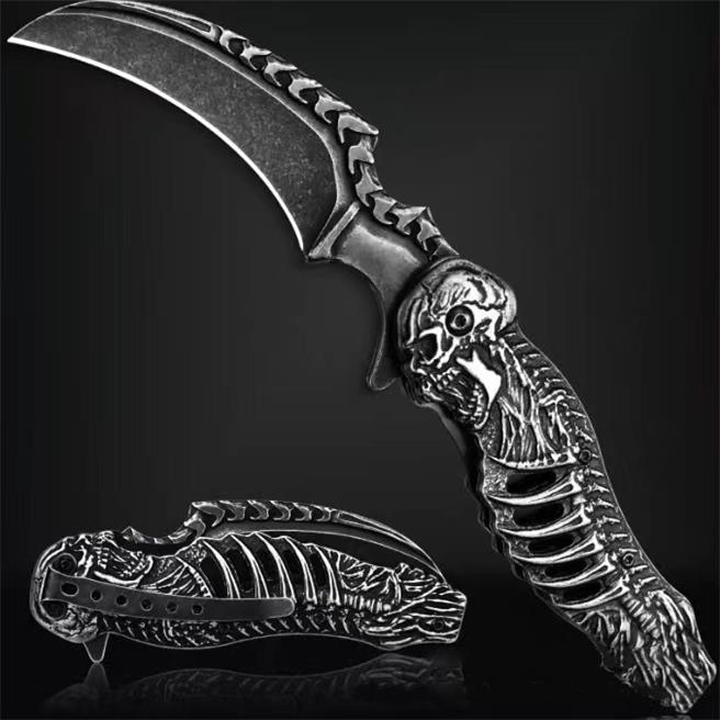 🔥Last Day Promo - 70% OFF 🎁Reaper Scythe Skeleton Folding Knife | Buy 2 Free Shipping