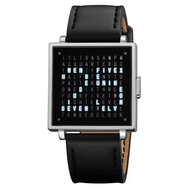 Qlocktwo W35 Fine Steel Unisex Watch