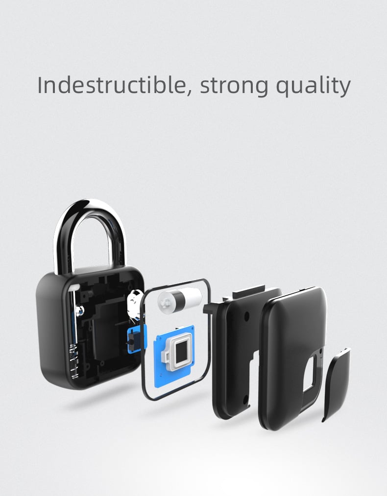 🔥Last Day Promotion 50% OFF🔥Anylock - Fingerprint  Bluetooth Waterproof Smart Padlock