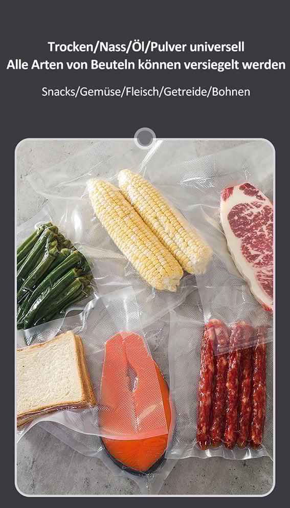 🥗Halten Sie Ihr Essen frisch –  ✨Mini kabelloser Vakuumversiegeler