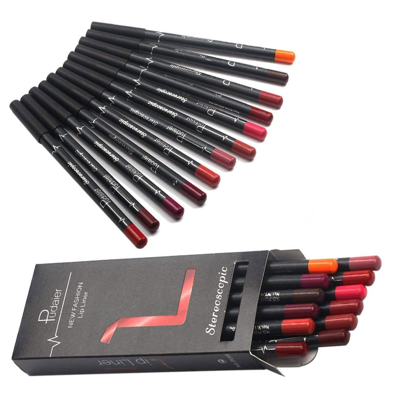 (🔥Last Day Promotion - 48% OFF) 12 Colors Lip Liner Pencil Waterproof Non-marking🔥👍Buy 2 Free Shipping