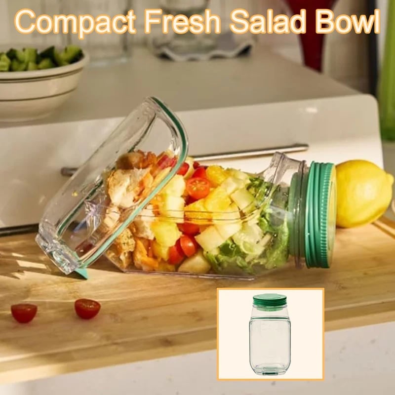 ⏰LAST DAY SALE 50% OFF🥗Compact Fresh Salad Bowl
