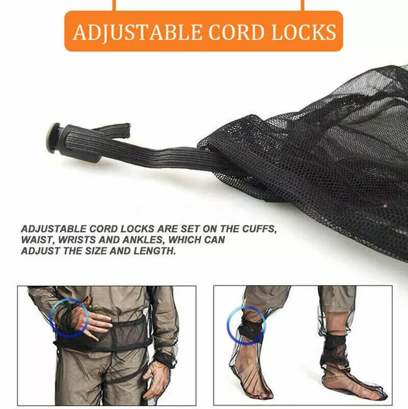 🎁TikTok Last Day Sale - 70% OFF🎉Outdoor Bug Wear Anti Mosquito Suit Jacket Mitts Pants Socks Net Yarn Mesh Cloth