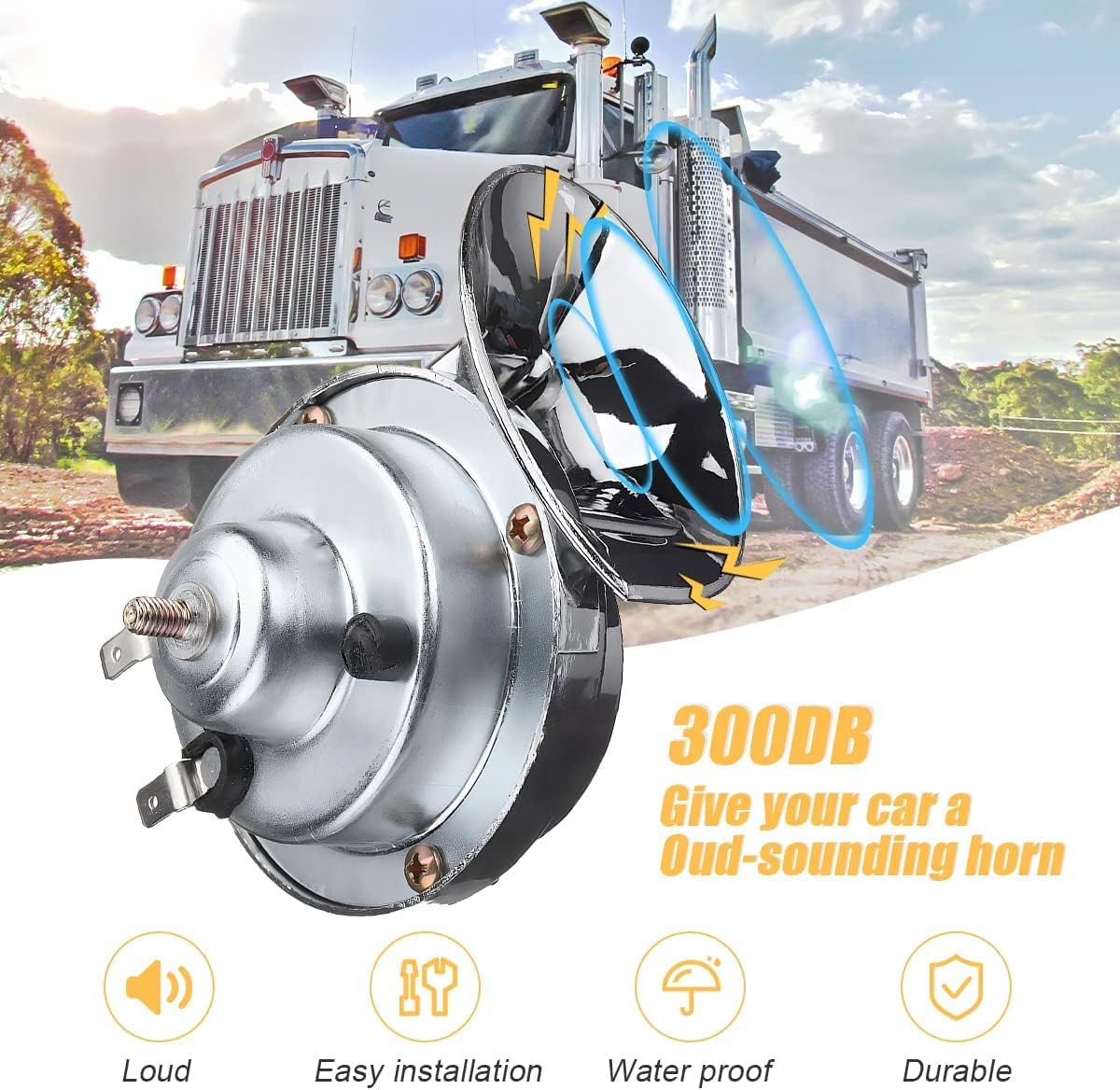 (🔥Last Day Promotion 50% OFF) 300DB TRAIN HORN FOR TRUCKS