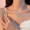 🍀BUY 1 GET 1 FREE❤️ - Lucky Heart Necklace WITH SIX ROSES