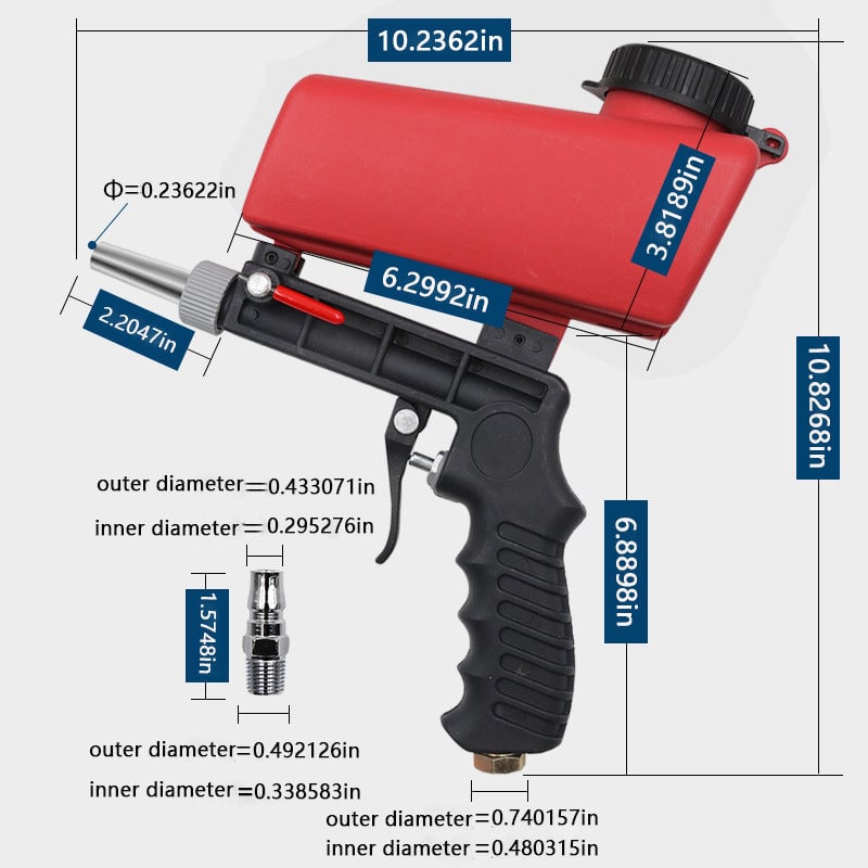 🔥Last Day Promotion 50% OFF🔥Portable Pneumatic Sandblasting Machine