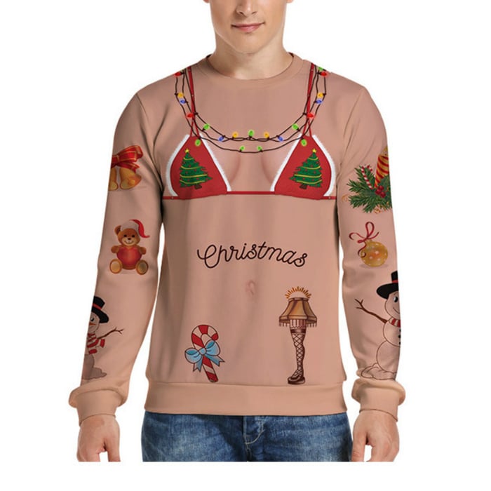 🎄CHRISTMAS SALE 70% OFF🎄Topless Ugly Sweatshirt