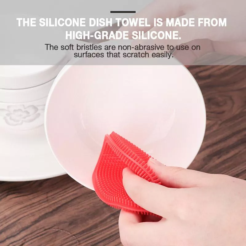 (🔥LAST DAY PROMOTION - SAVE 70% OFF)Amazing Silicone Dish Towel🎁BUY 5 GET 5 FREE