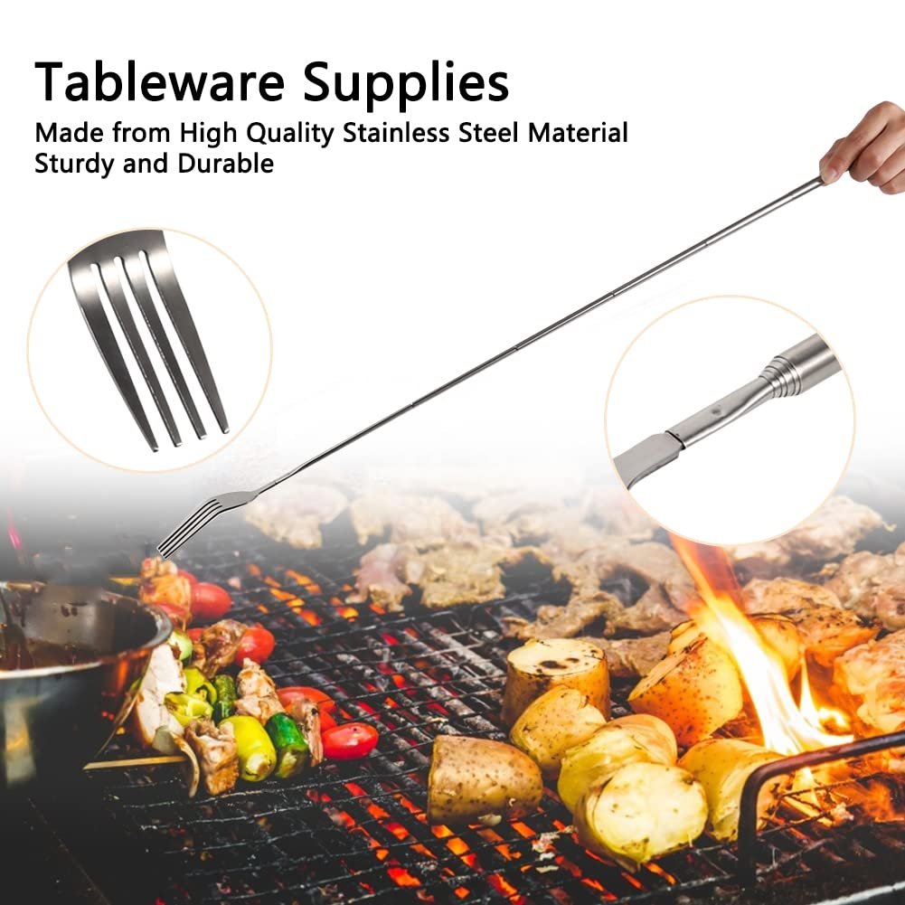 Last Day 70% OFF🔥Telescopic Stainless Steel Fork-Buy 2 Get 1 Free