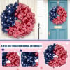 🏵100% Handmade Star Spangled Banner Ribbon Patriotic Wreath(𝐌𝐚𝐫𝐢𝐚𝐧𝐚 𝐒𝐦𝐢𝐭𝐡 𝐇𝐚𝐧𝐝𝐦𝐚𝐝𝐞®)