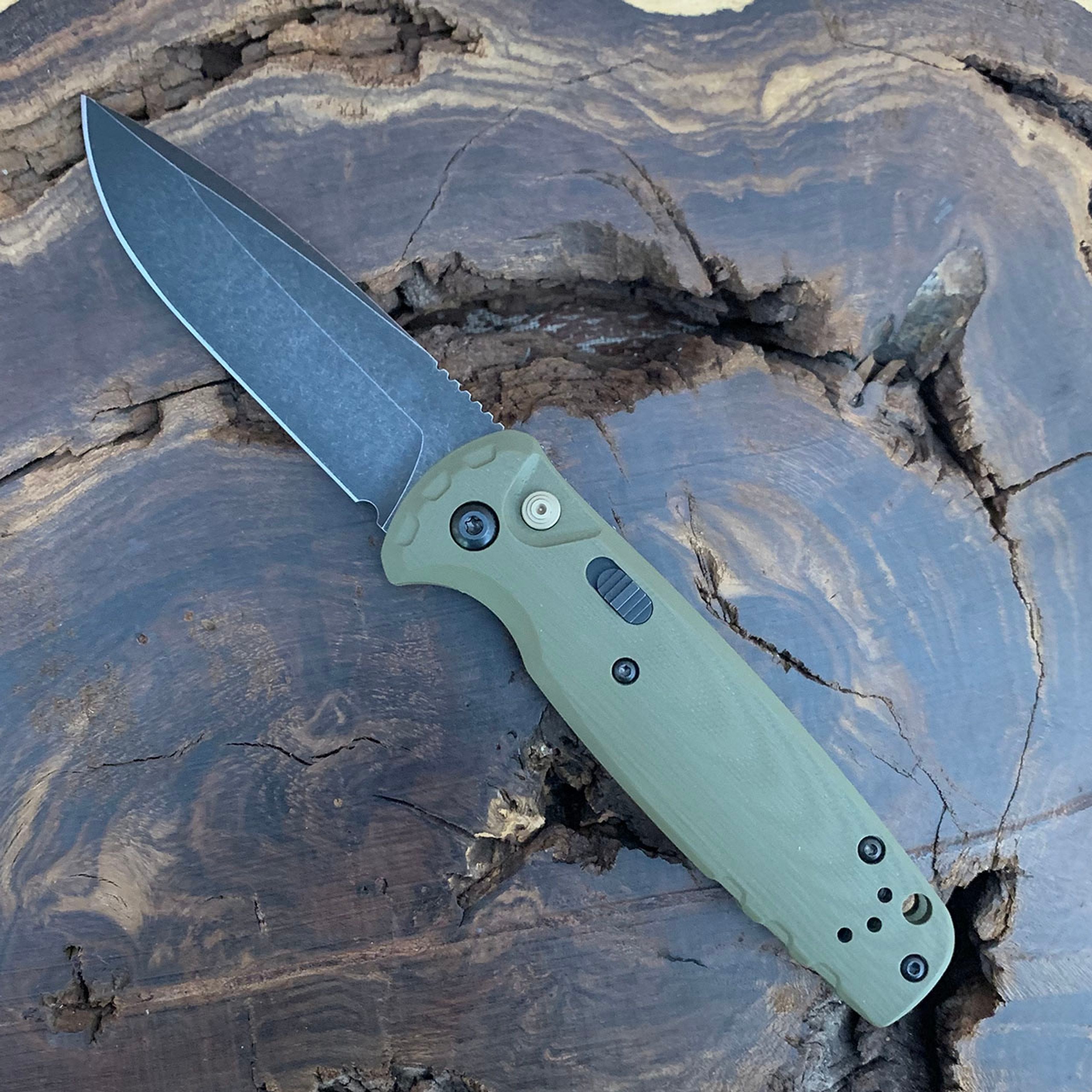 ⚡Last Day 70% OFF🦋BM 4300BK G10 Auto Folding Knife