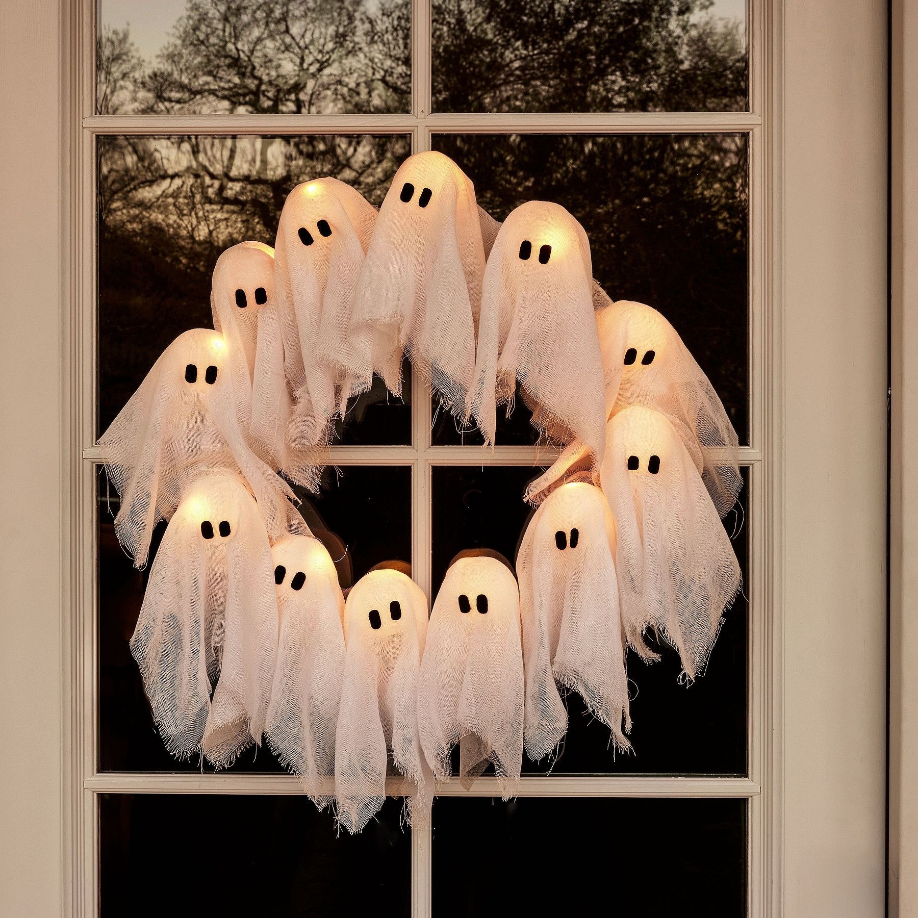 🎁TikTok Last Day Sale - 70% OFF🎉Lit Ghosts Wreath🏆Flash Sale⚡