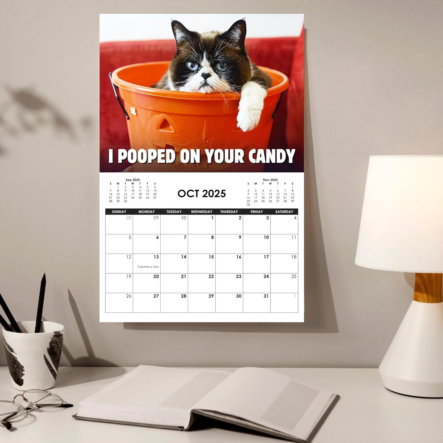 Buy 2 Free Shipping😾2025 Pissed-off Cats Calendar - Funny Cat Themed Gifts For Cat Lovers🎁