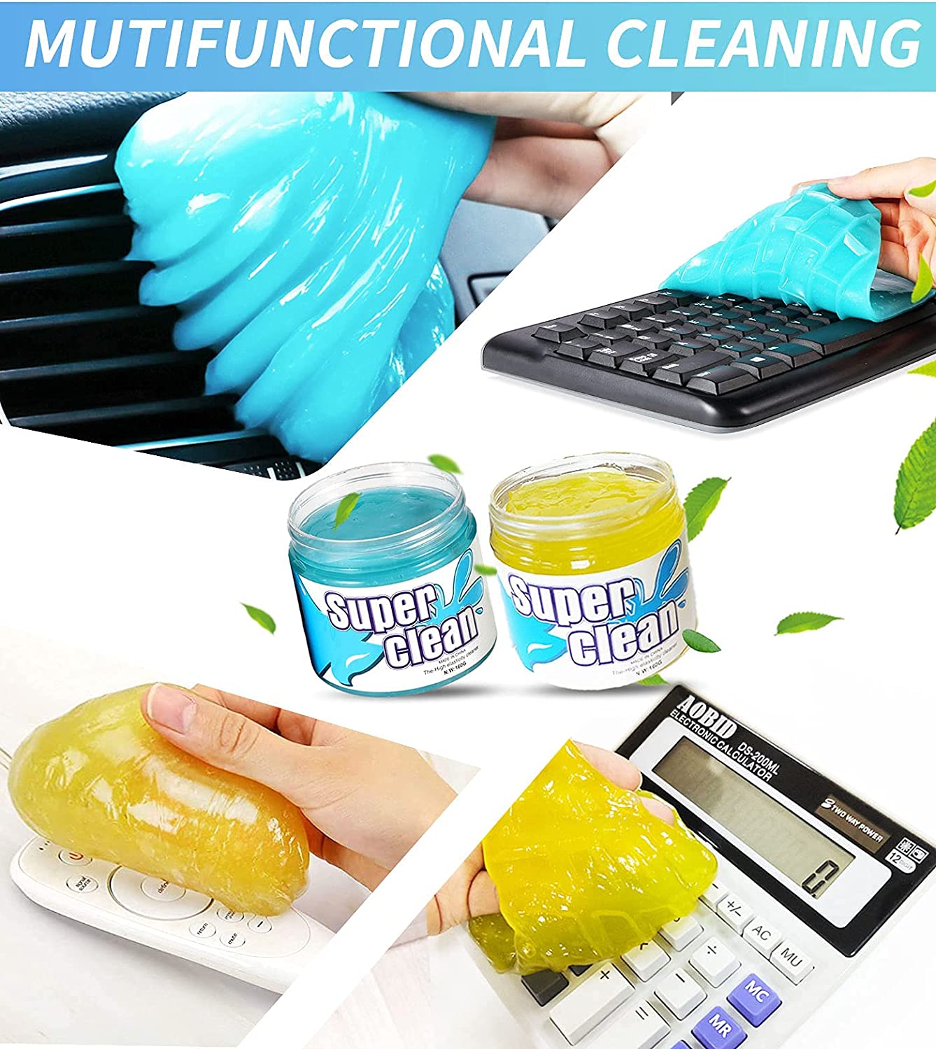 (🔥Last Day Promotion- SAVE 48% OFF)Magic Cleaning Soft Gel--buy 5 get 3 free & free shipping（8pcs）
