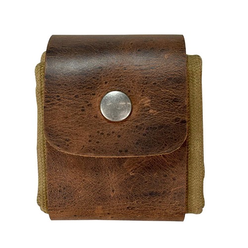 (Summer Hot Sale - Save 50% OFF)  Foldable leather & canvas pouch-Buy 3 Get Extra 20% OFF