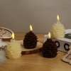 🎅Last Four Hours 50% off🔥Flameless Pinecone Candles Battery Operated