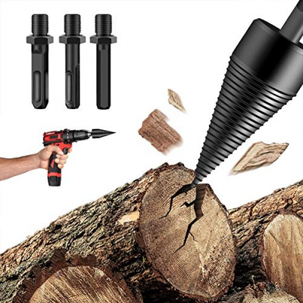 (🌲Early Christmas Sale- SAVE 48% OFF) 5 Pcs Set Firewood Drill Bit (BUY 2 GET FREE SHIPPING)