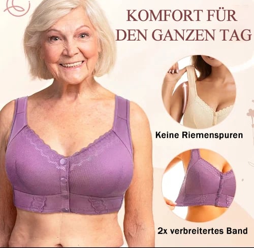 🌹2025 Neuer, Atmungsaktiver BH Mit Vorderverschluss Für Senioren😍