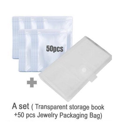 💝2023 Mother's Day Save 50% OFF- 🎁Transparent Jewelry Storage Book Set