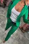 Women's Top Jacket & Elastic Pants Two-piece Set