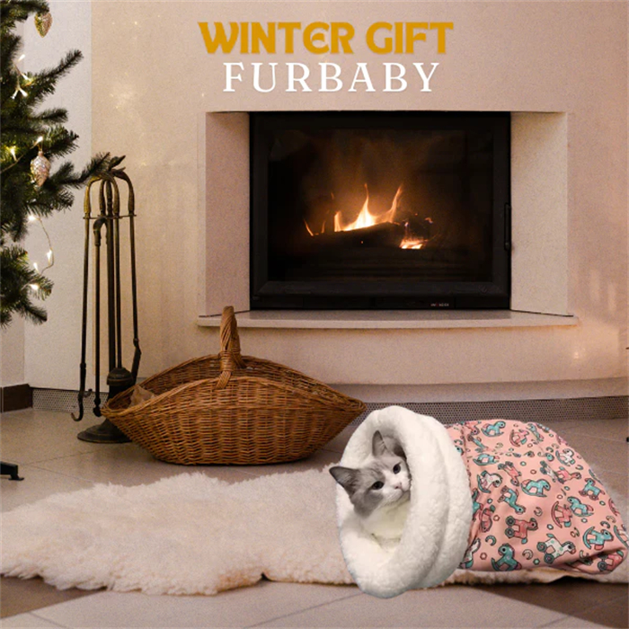 🌲Early Christmas Sale 50% OFF😸Warm Semi-Enclosed Cat Bed🔥Buy 2 Free Shipping