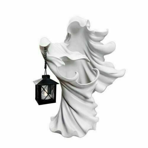 🔥Last Day 49% OFF - Lantern Cracker Barrel Ghost Statue Halloween Decor