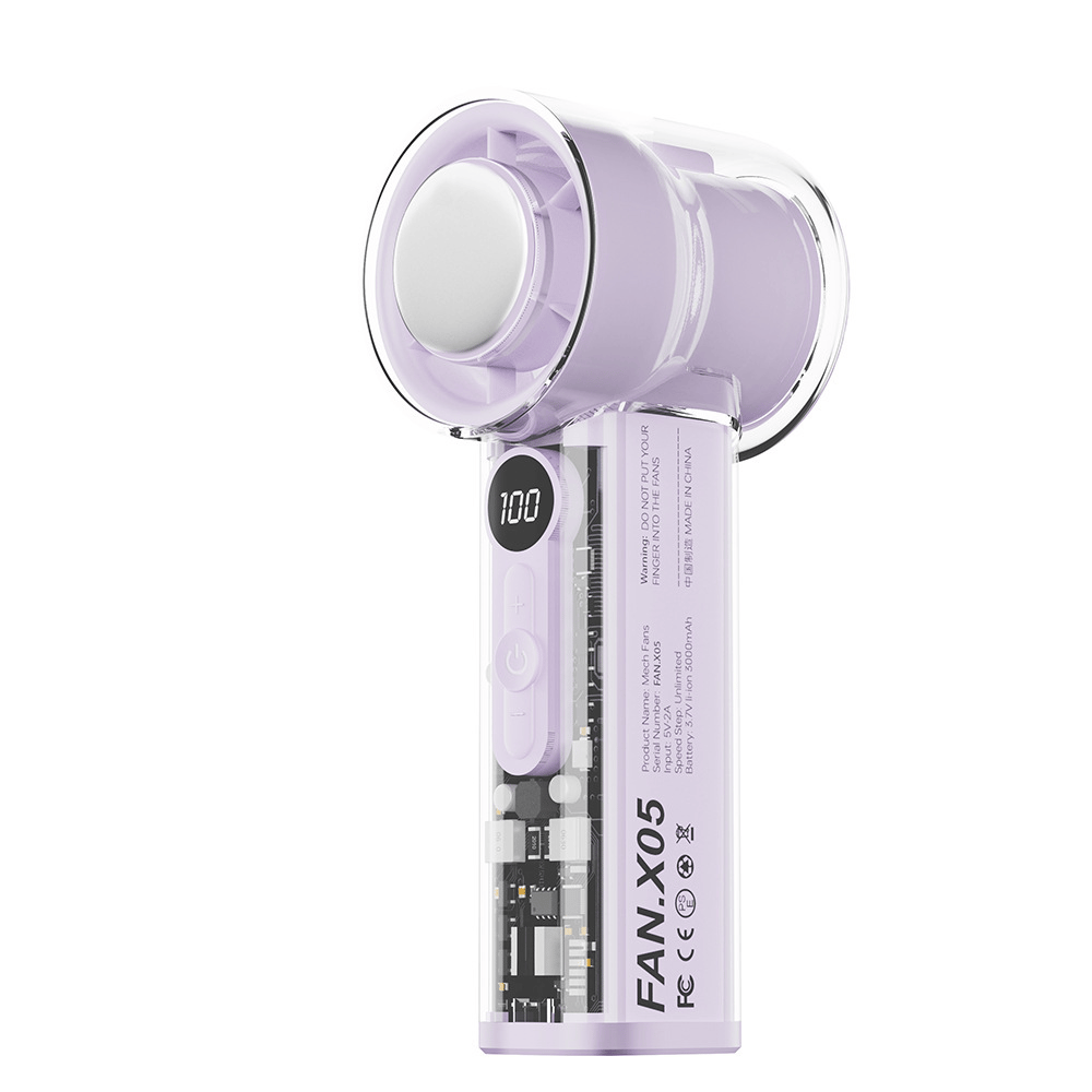 ✨Letzter Tag 49 % Rabatt🔥Kaltkompressen-Ventilator, transparenter Mini-Ventilator
