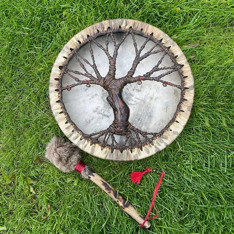 Last day 49%off🌳Shaman Drums 'Tree Of Life' Spirit Music