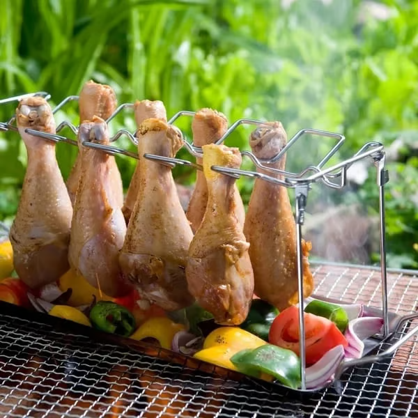 (🌲Early Christmas Sale- 49% OFF) 🍗Roasted Chicken Rack Holder - 🔥 BUY 3 SAVE Extra 20%