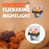 (🔥TikTok Summer SALE)2024 Ghost Campfire Flickering Nightlight✨🔥👻