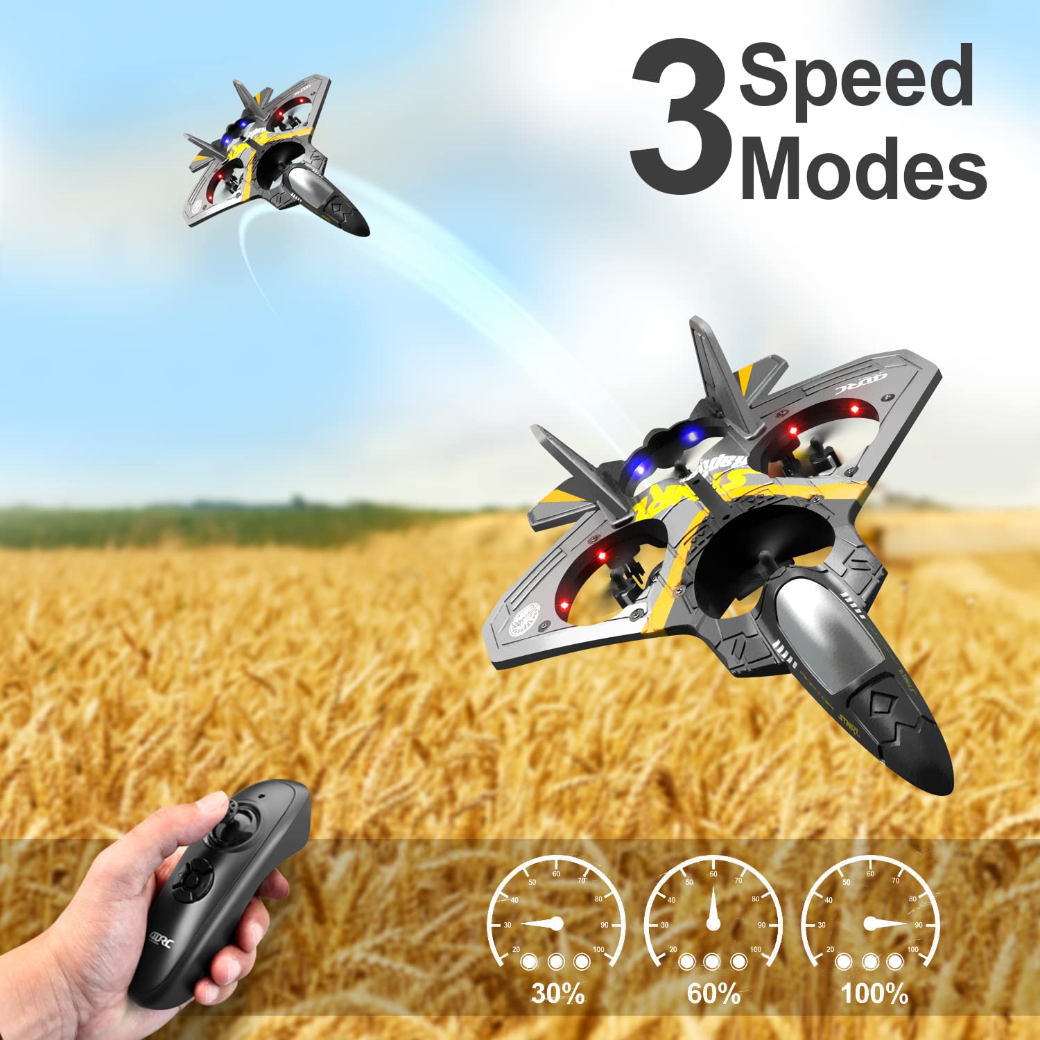🎁Last Day Promotion- SAVE 70%🎁V17 Jet Fighter Stunt RC Airplane - FREE SHIPPING TODAY