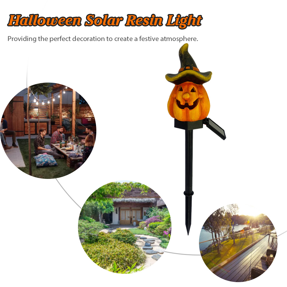 👻Solar Powered Stakes Resin Light Halloween Decor(Buy 2 Get Extra 6% Off && Free Shipping🎁)