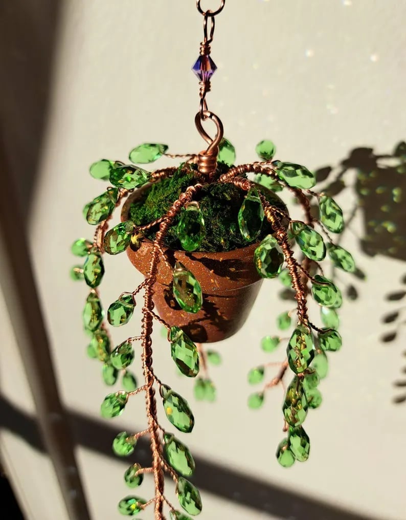 🔥Last Day Promotion 50% OFF🔥-Beaded Succulent Suncatcher