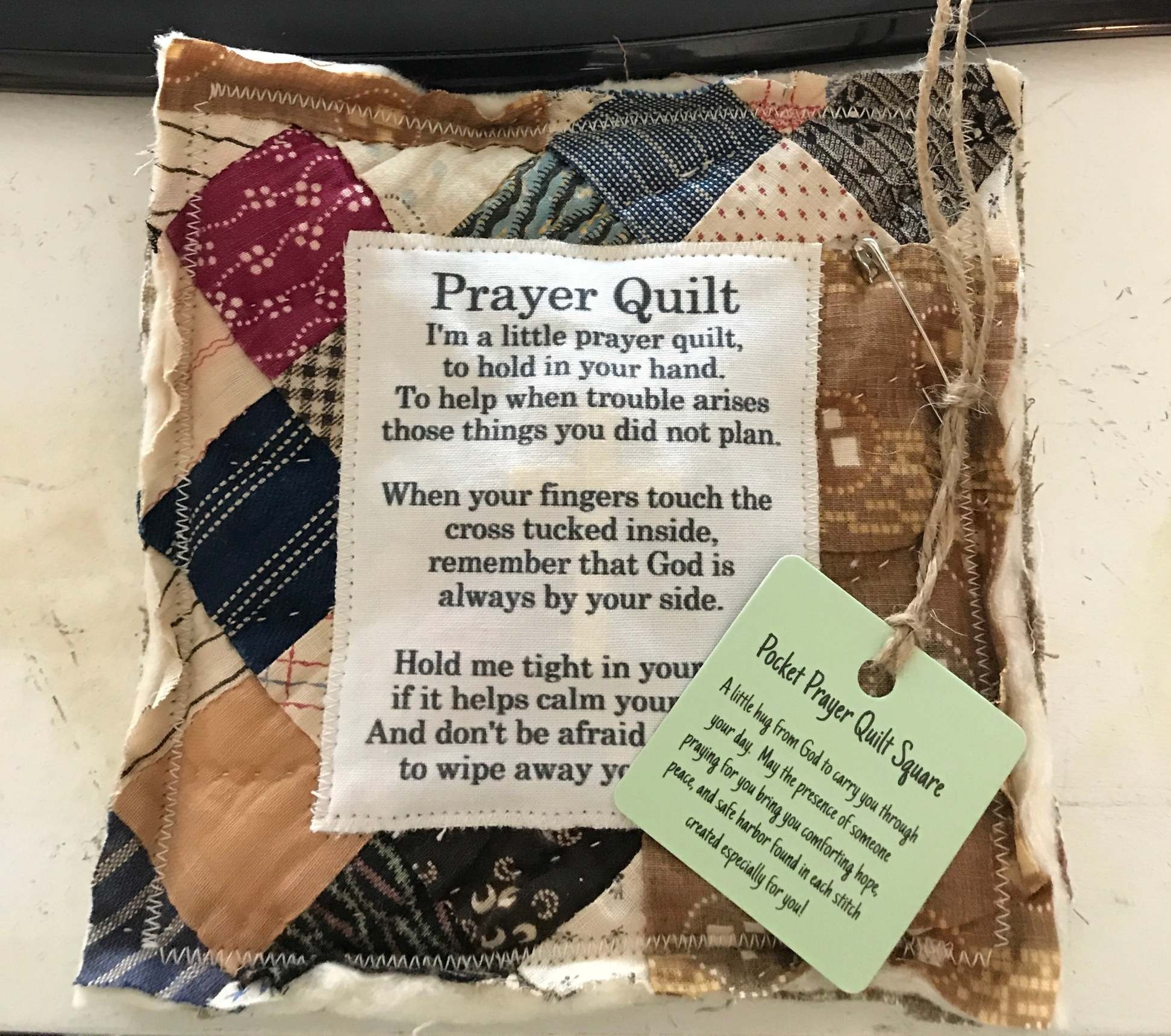 🔥Buy More Save More-✝️Prayer Quilt With Cross Inside