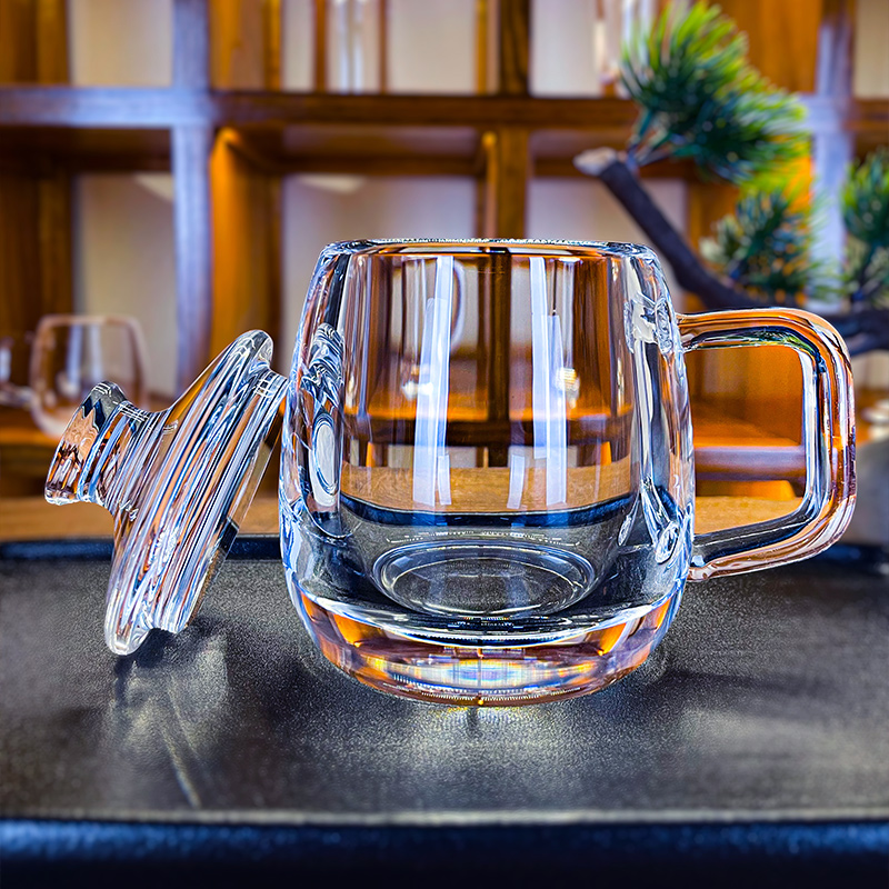 Natural Quartz Crystal Transparent Tea Cup