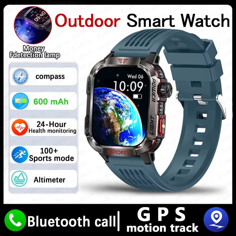 ⏰LAST DAY SALE 50% OFF💥Men's Military Outdoor Sports Smart Watch for Android & IOS
