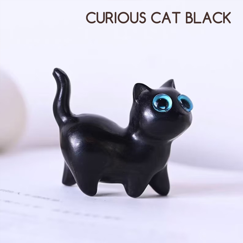 ❤️(Mother's Hot Day Sale - 50% OFF) Sandalwood Hand-carved Wood Cat - Buy 6 Get Extra 20% OFF&Free shipping