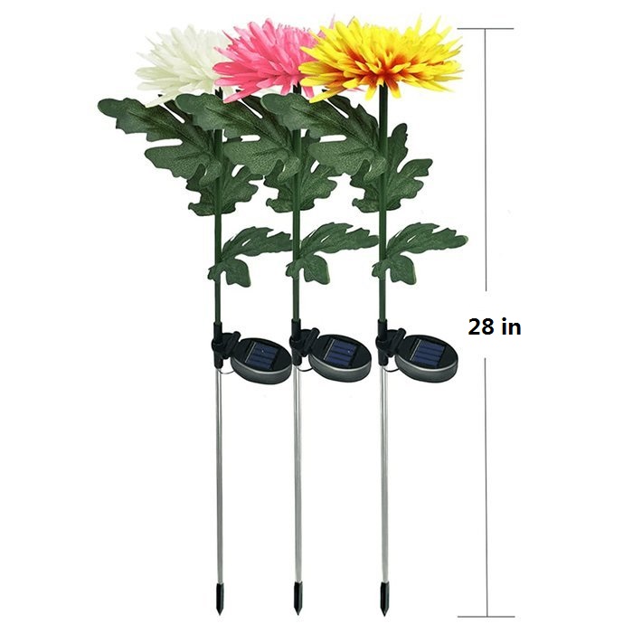 🔥Hot Sale-50%OFF -Chrysanthemum Solar Garden Stake LED