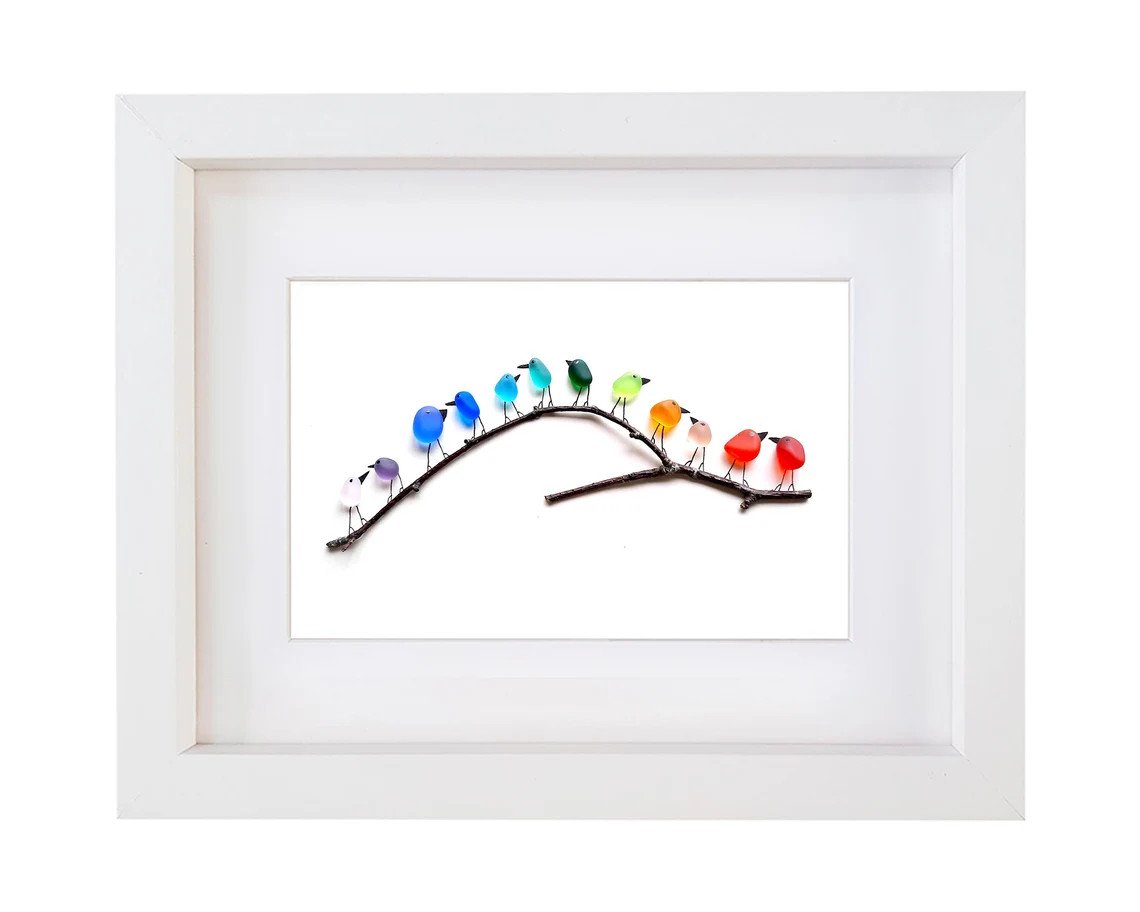 🔥LAST DAY 49% OFF 🐦Rainbow Birds on Branch
