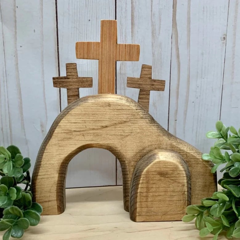 (🎉Last Day Promotion 50% OFF) 💕Handmade Jesus Tomb-Easter Bundle Kit NO TRAY