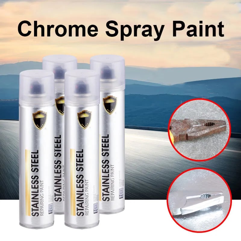 🔥Last Day Promotion 70% OFF-🔥-Stainless Steel Chrome Spray Paint 350ml